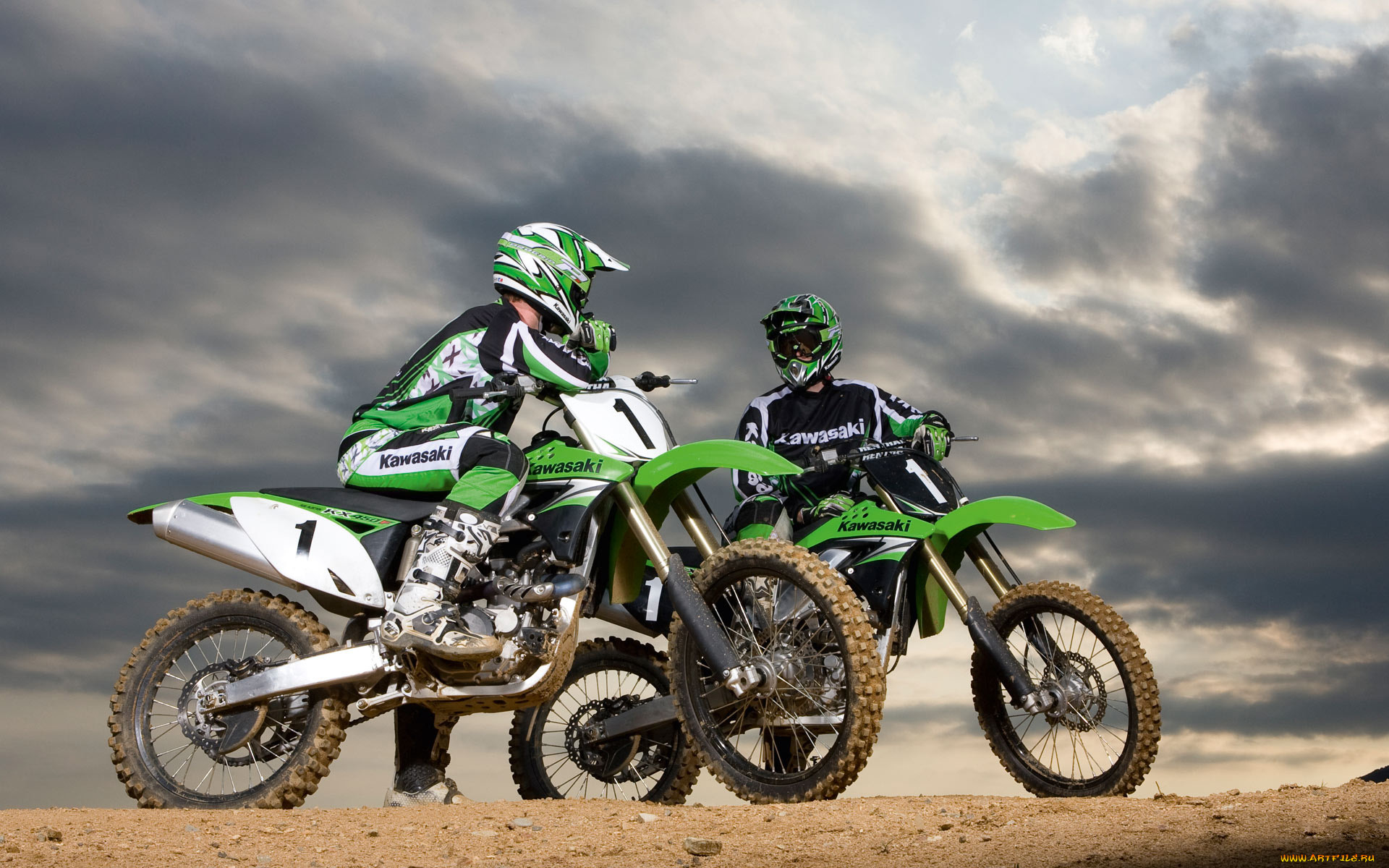 Kawasaki 450 KX F стант